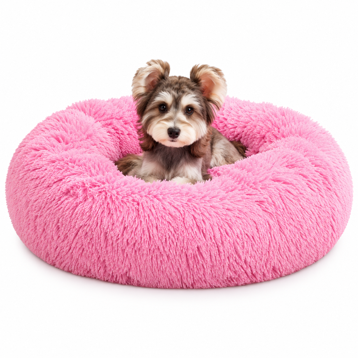 Small Round Pet Bed for Cats and Dogs | Green 