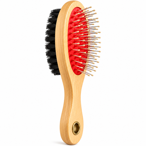 Double-Sided Grooming Brush & Comb for Dogs & Cats