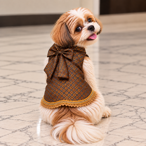 Dog and CAT kurta for Diwali | Grey Color