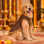 Dog and CAT kurta for Diwali | Grey Color