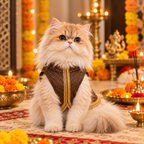 Dog and CAT kurta for Diwali | Grey Color