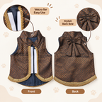 Dog and CAT kurta for Diwali | Grey Color